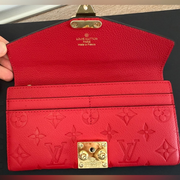 Scarlet Embossed Wallet - Picture 2 of 4